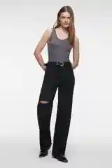 Белый майка slim вискозная на широких бретелях женская Befree