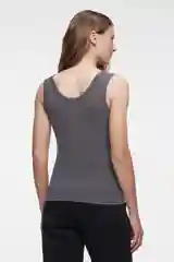 Белый майка slim вискозная на широких бретелях женская Befree