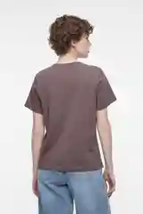 Бежевый футболка regular fit хлопковая базовая прямая женская Befree