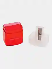 Точилка с контейнером и крышкой Brauberg OfficeBox, комплект 4 шт., корпус ассорти, 880772