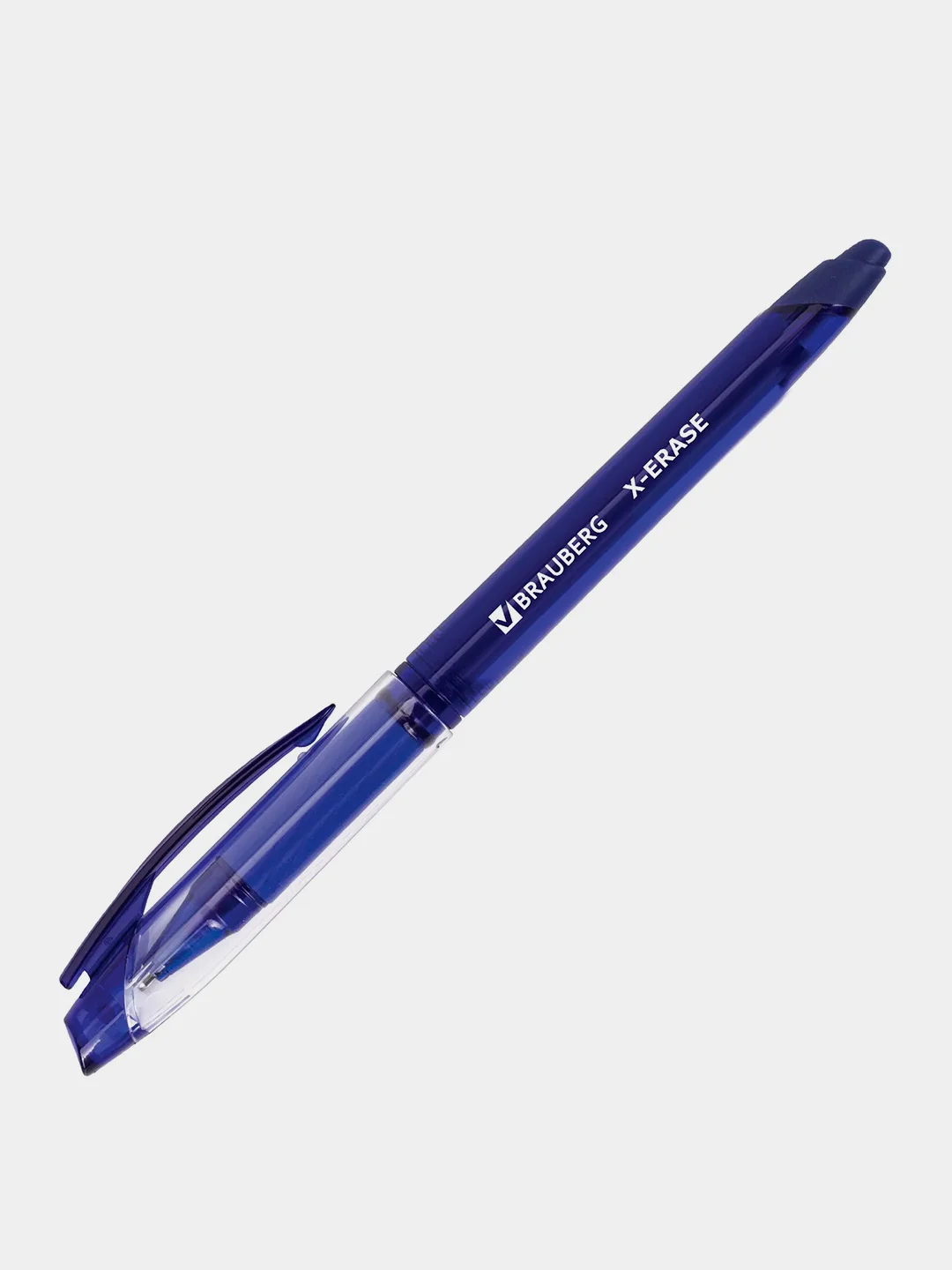 Ручка стираемая гелевая с грипом Brauberg X-ERASE, Синяя, 143333