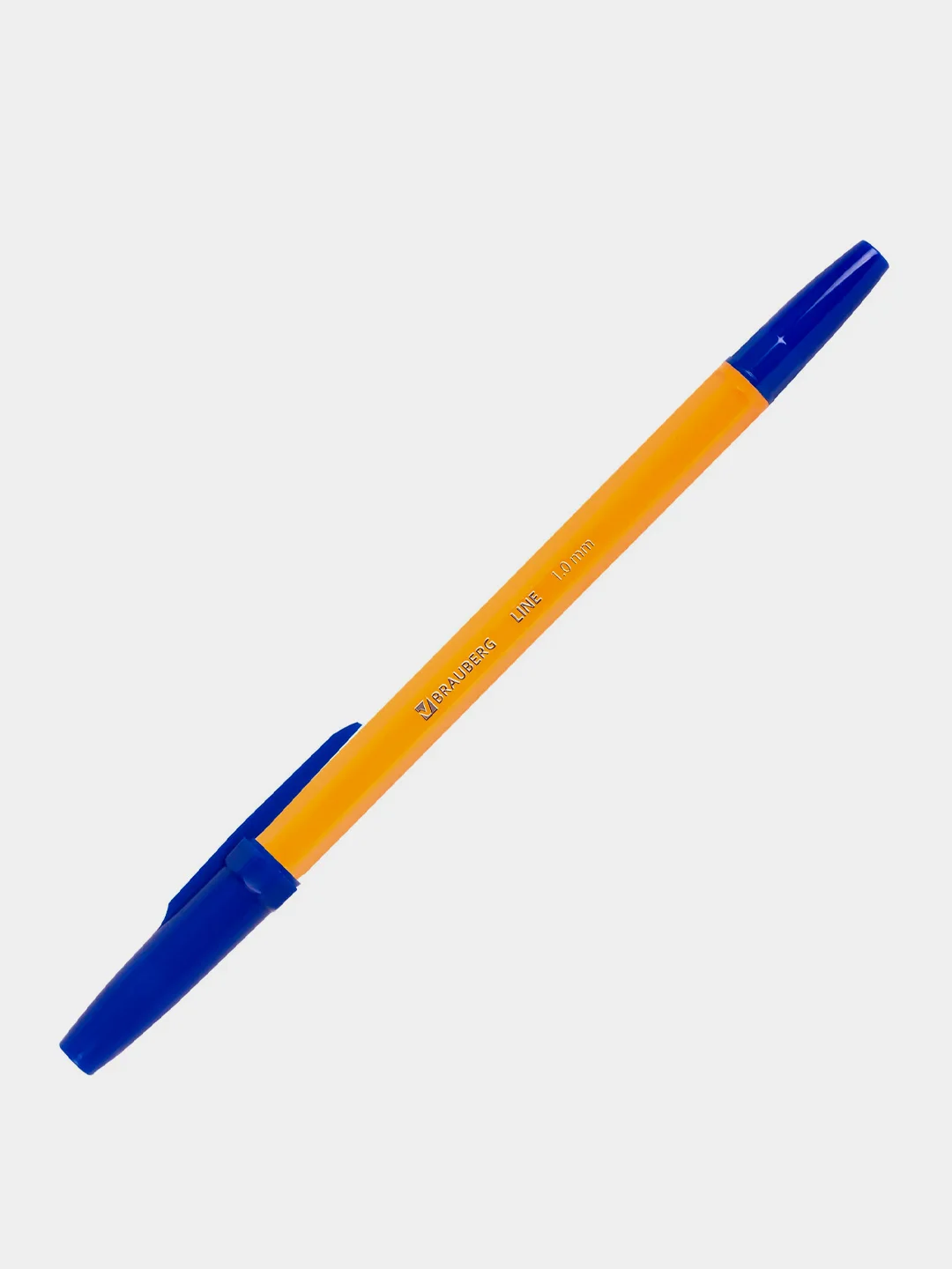 Ручка шариковая Brauberg Orange Line, Синяя, 10 шт., 143331