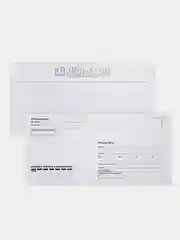 Конверты Е65 (110х220 мм), отрывная лента, Куда-Кому, 25 шт., Brauberg, 122450