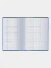 Книга учета 96 л., клетка, твердая, герб, А4 (200х290 мм), Brauberg, синяя, 130141