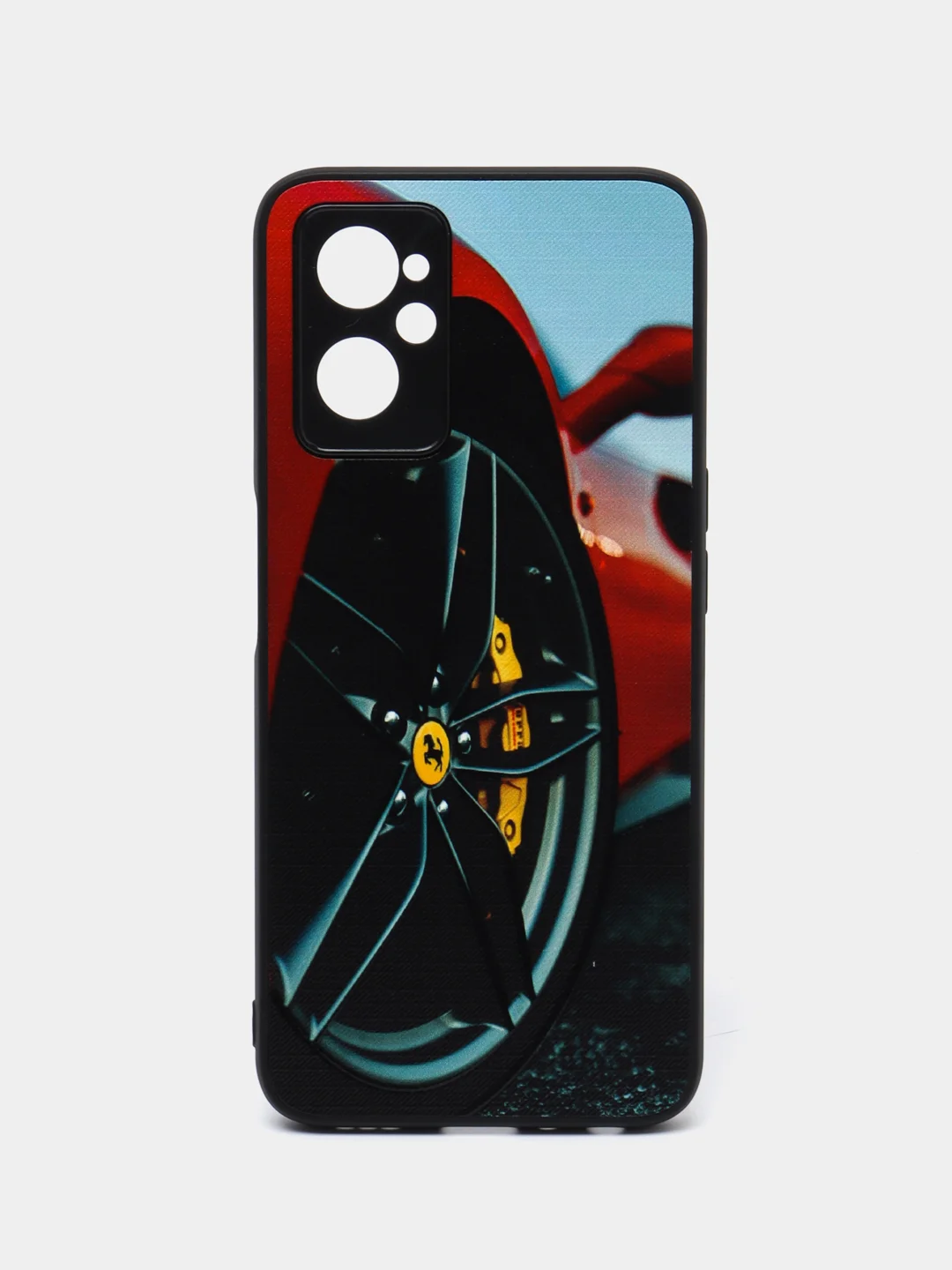 Красный чехол с рисунком на Realme 9i (Реалми 9i)