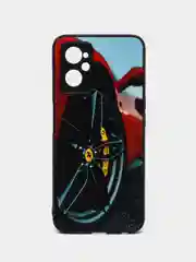 Красный чехол с рисунком на Realme 9i (Реалми 9i)