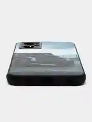 Тёмно-коричневый чехол с рисунком на Realme 9i (Реалми 9i)