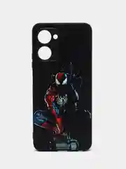 Темно-синий чехол с рисунком на Realme 10 Pro 5G (Реалми 10 Про 5G)