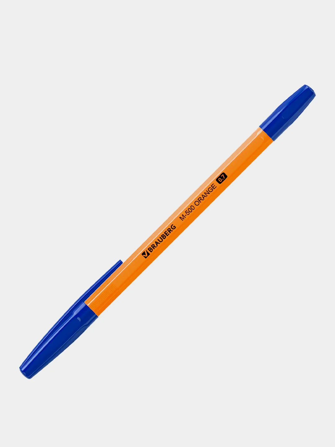 Ручка шариковая Brauberg M-500 Orange, Синяя, 5 шт., 143448