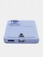Аметистовый силиконовый чехол для Huawei Honor 50 (Хуавэй Хонор 50), защита камеры