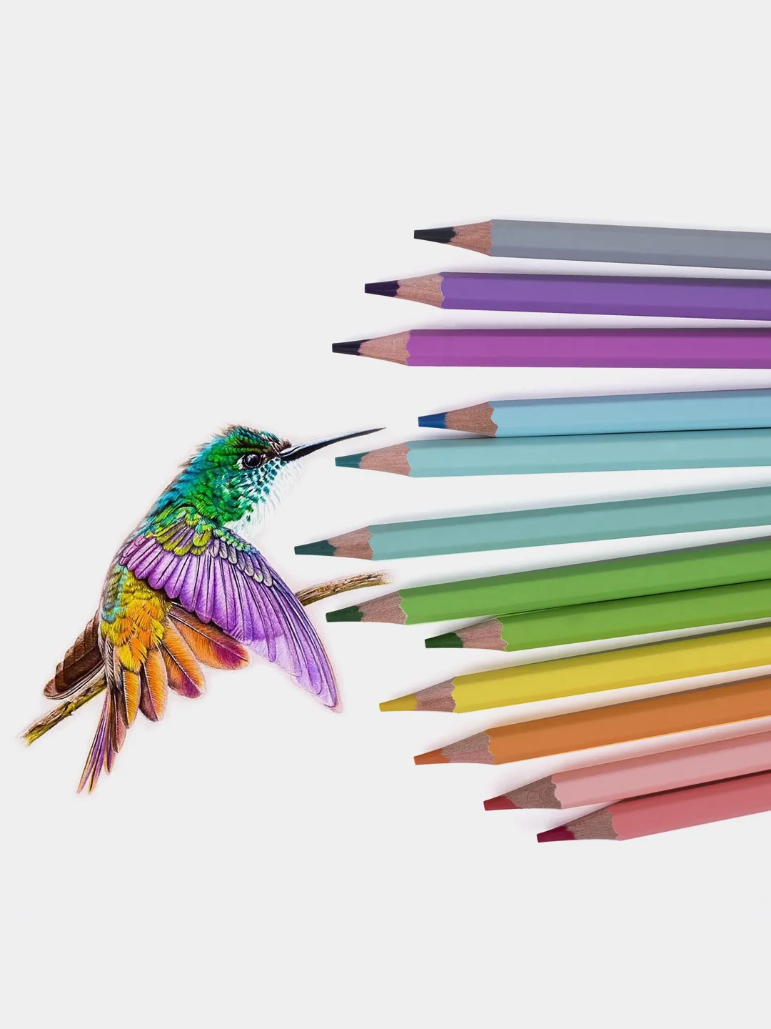 Карандаши цветные пастельные Carioca Pastel, 12 цветов, шестигранные, заточенные, 43034