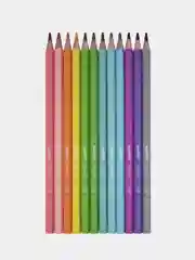 Карандаши цветные пастельные Carioca Pastel, 12 цветов, шестигранные, заточенные, 43034