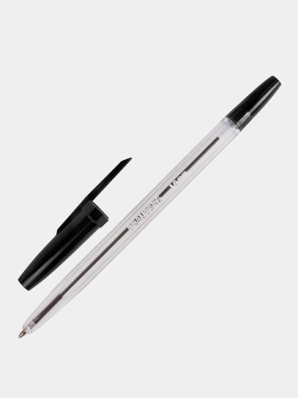 Ручка шариковая Brauberg Line, Черная, 10 шт., 141098