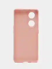 Пудровый чехол для Oppo Reno 8T 5G (Оппо Рено 8Т 5Г), силиконовый, c защитой камеры