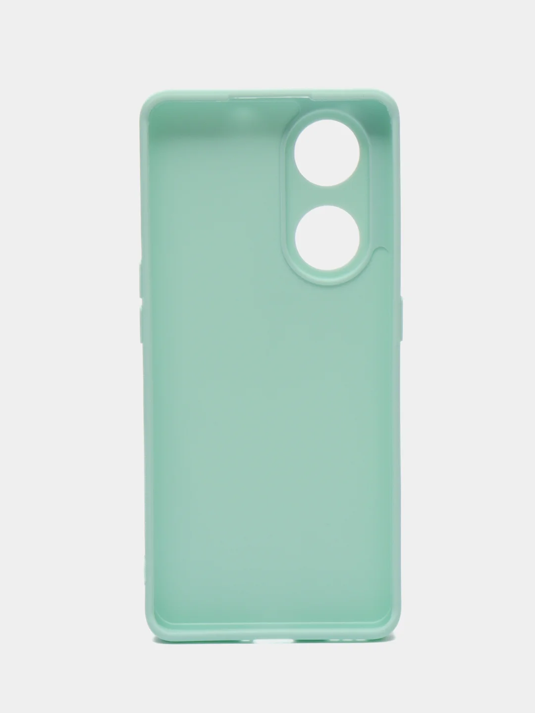 Мятный чехол для Oppo Reno 8T 5G (Оппо Рено 8Т 5Г), силиконовый, c защитой камеры