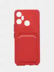 Коралловый чехол для Infinix Smart 6 Plus (Смарт 6 Плюс), силиконовый