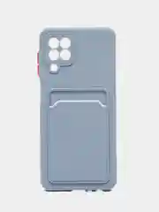 Синий меланж силиконовый чехол для Samsung Galaxy A22 4G, M32 4G, M22 4g, F22(самсунг а22, м32,м22,Ф22)