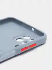 Синий меланж силиконовый чехол для Samsung Galaxy A22 4G, M32 4G, M22 4g, F22(самсунг а22, м32,м22,Ф22)