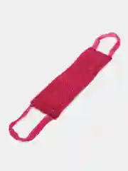 Вишнёвый мочалка для тела вязаная, цветная