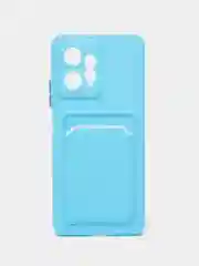 Голубой силиконовый чехол для Xiaomi Redmi Note 12 4G (Сяоми Рэдми Нот 12 4Ж)
