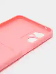 Пудровый силиконовый чехол для Realme 9i 4G, Oppo A36 4G, A96 4G (Реалми 9 Ай), c отсеком для карт
