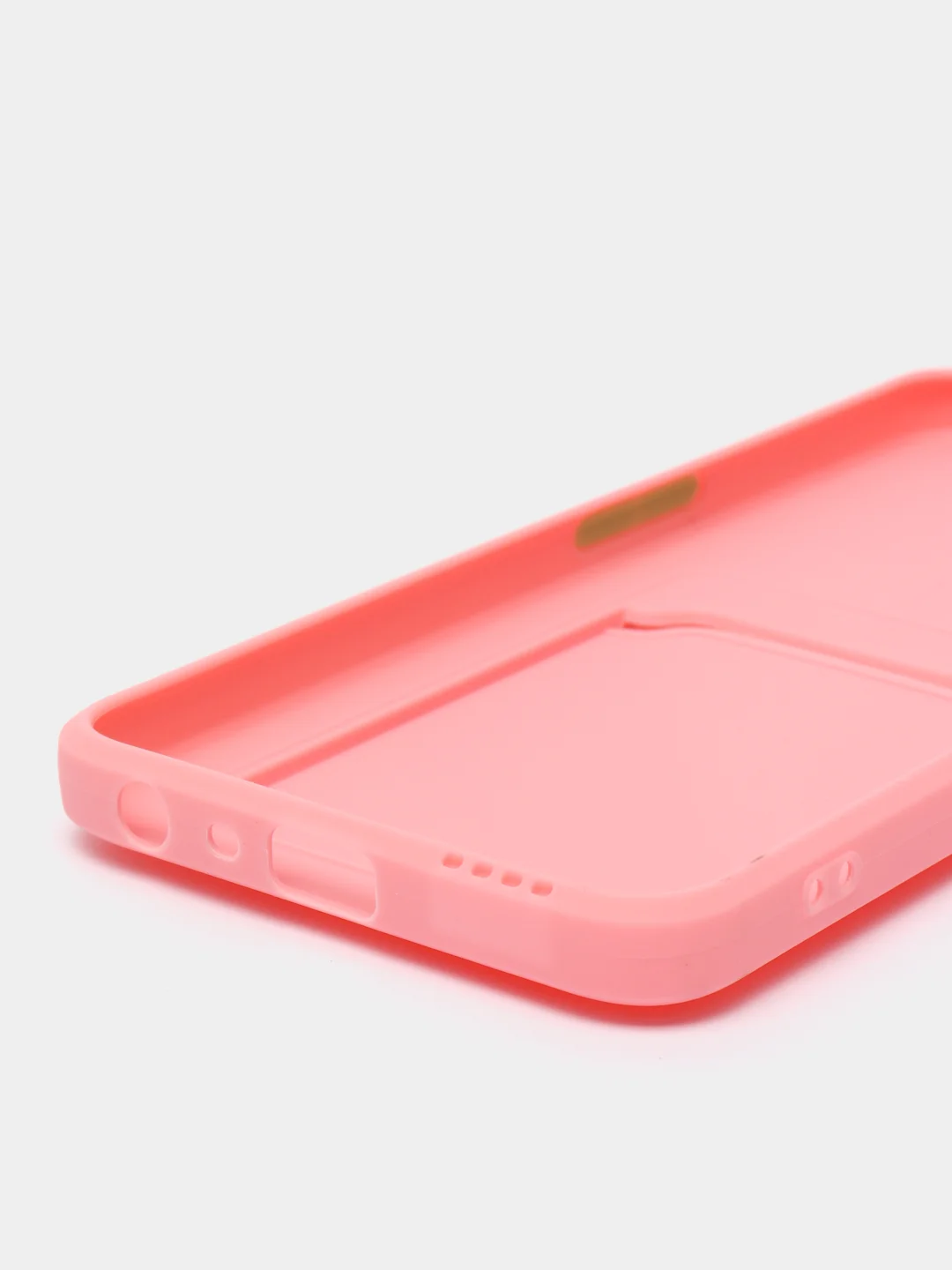 Пудровый силиконовый чехол для Realme 9i 4G, Oppo A36 4G, A96 4G (Реалми 9 Ай), c отсеком для карт