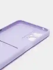 Лавандовый силиконовый чехол для Realme 9i 4G, Oppo A36 4G, A96 4G (Реалми 9 Ай), c отсеком для карт
