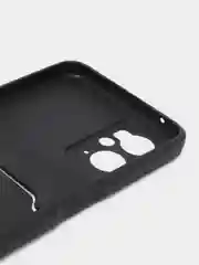 Черный силиконовый чехол для Realme 9i 4G, Oppo A36 4G, A96 4G (Реалми 9 Ай), c отсеком для карт