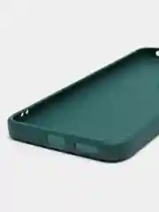 Тёмно-зелёный чехол для Huawei Honor P50 силиконовый  (Хуавей п50) силиконовый, c защитой камеры
