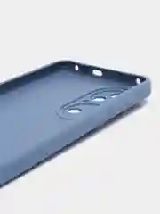 Синий меланж чехол для Huawei Honor P50 силиконовый  (Хуавей п50) силиконовый, c защитой камеры