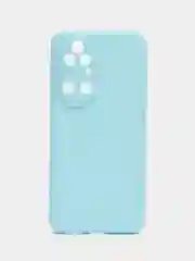 Голубой чехол для Huawei Honor P50 силиконовый  (Хуавей п50) силиконовый, c защитой камеры