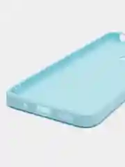 Голубой чехол для Xiaomi Redmi 12C (Редми 12С) , силиконовый, c защитой камеры