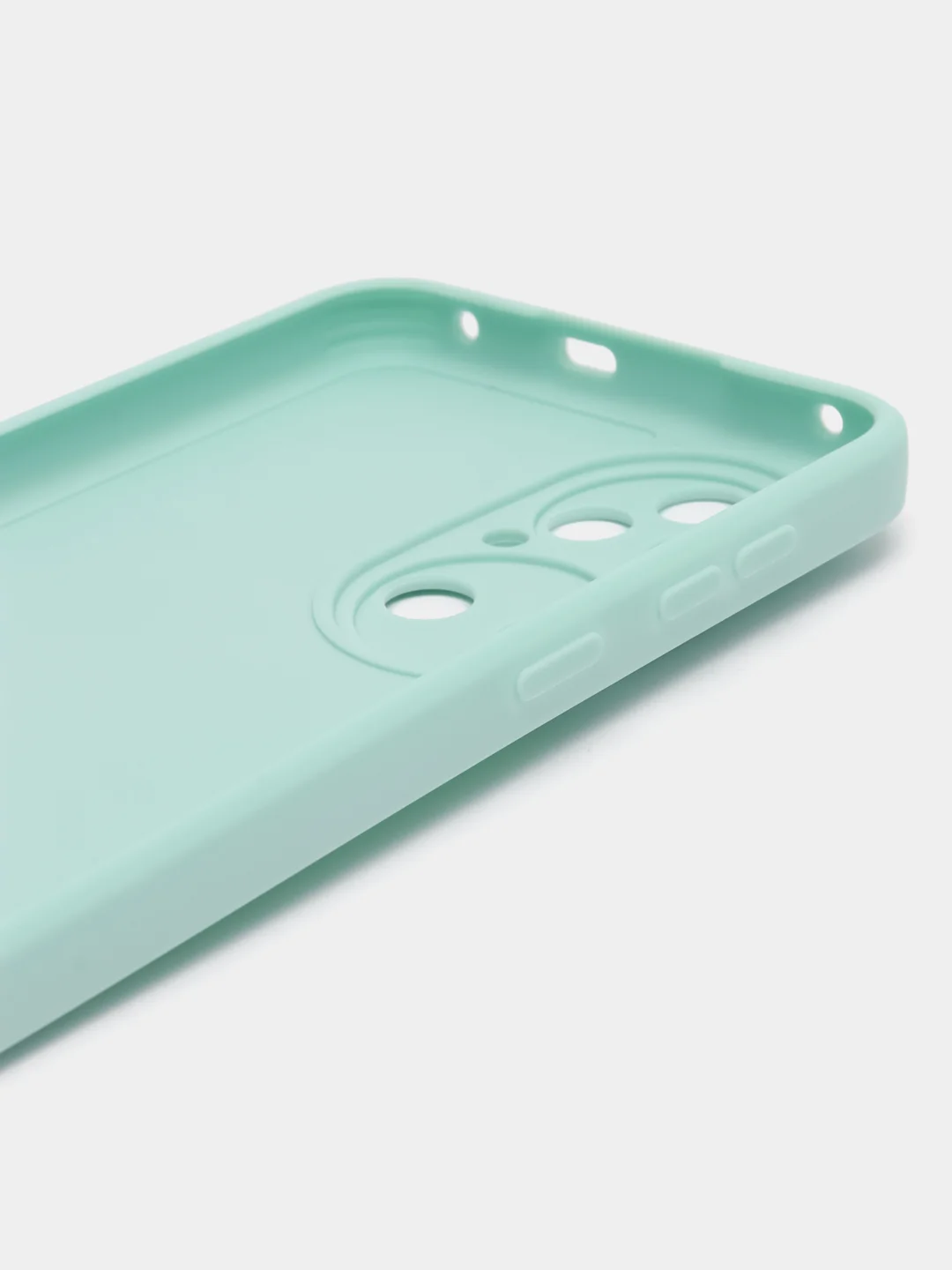 Мятный чехол для Huawei Honor P50 силиконовый  (Хуавей п50) силиконовый, c защитой камеры