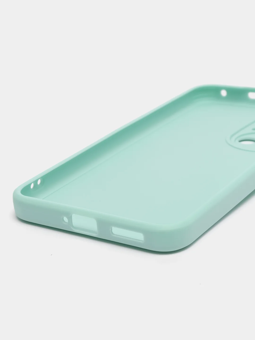 Мятный чехол для Huawei Honor P50 силиконовый  (Хуавей п50) силиконовый, c защитой камеры