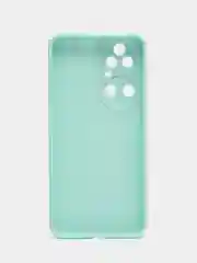 Мятный чехол для Huawei Honor P50 силиконовый  (Хуавей п50) силиконовый, c защитой камеры