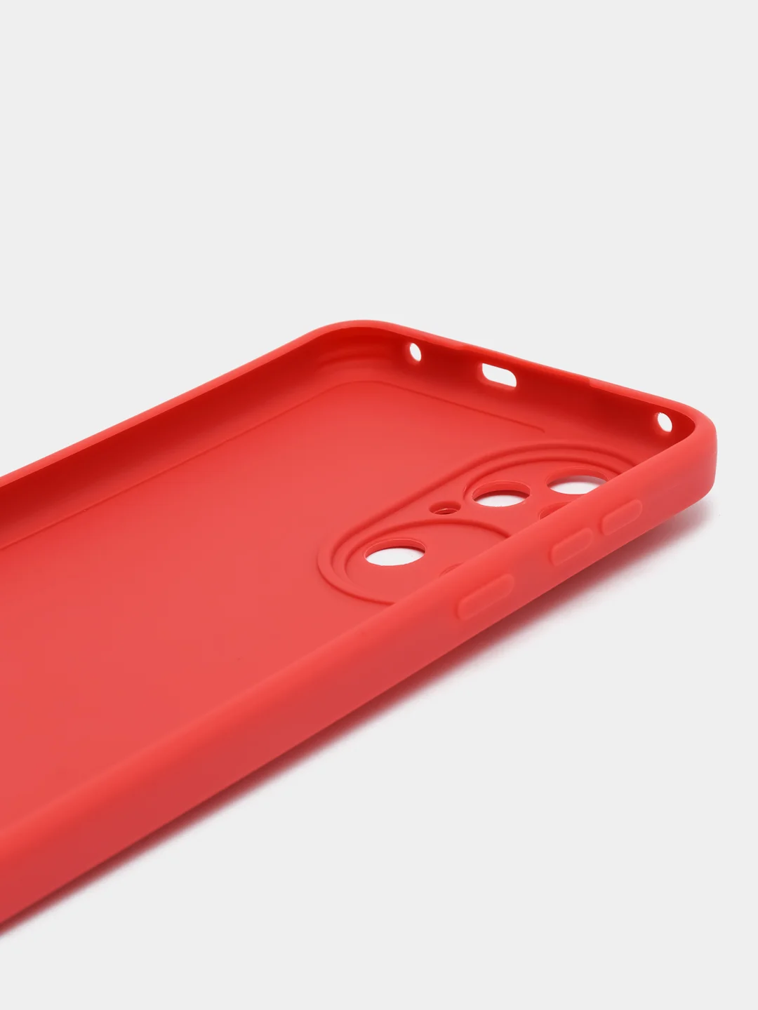 Коралловый чехол для Huawei Honor P50 силиконовый  (Хуавей п50) силиконовый, c защитой камеры