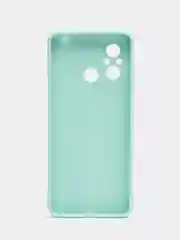 Мятный чехол для Xiaomi Redmi 12C (Редми 12С) , силиконовый, c защитой камеры