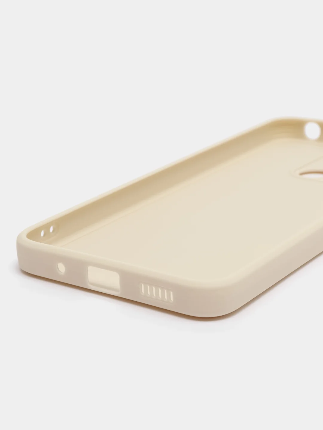 Молочный чехол для Xiaomi Redmi 12C (Редми 12С) , силиконовый, c защитой камеры
