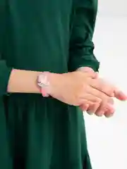 Конфетный детский пластиковый браслет с единорогом