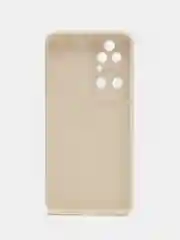 Молочный чехол для Huawei Honor P50 силиконовый  (Хуавей п50) силиконовый, c защитой камеры