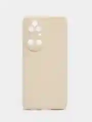 Молочный чехол для Huawei Honor P50 силиконовый  (Хуавей п50) силиконовый, c защитой камеры
