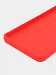 Красный чехол для Xiaomi 13 Lite силиконовый (Ксиоми 13 лайт), силиконовый, c защитой камеры