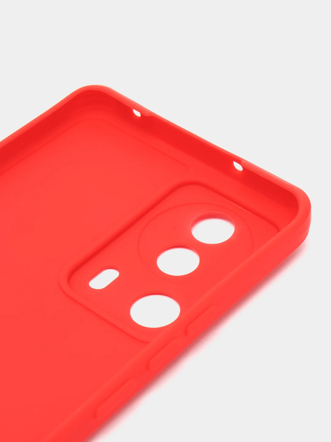 Красный чехол для Xiaomi 13 Lite силиконовый (Ксиоми 13 лайт), силиконовый, c защитой камеры