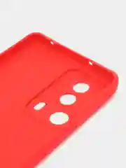 Красный чехол для Xiaomi 13 Lite силиконовый (Ксиоми 13 лайт), силиконовый, c защитой камеры