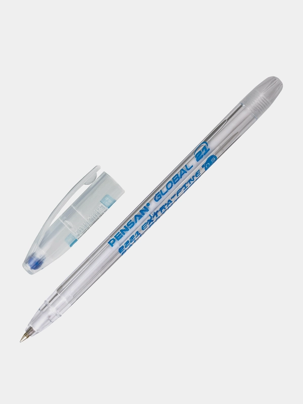 Ручка шариковая масляная Pensan Global-21, Синяя, 2 шт., 2221