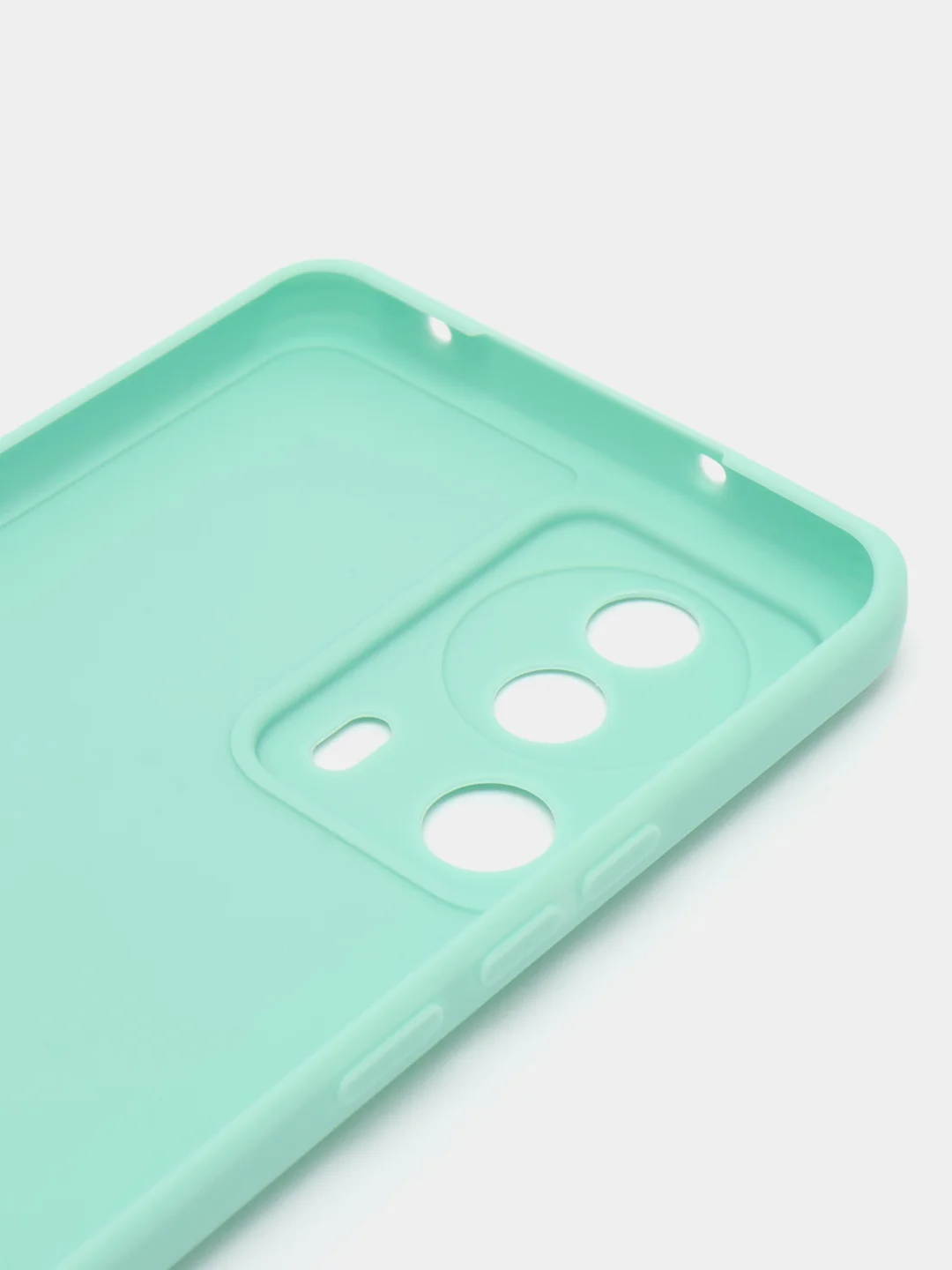 Мятный чехол для Xiaomi 13 Lite силиконовый (Ксиоми 13 лайт), силиконовый, c защитой камеры