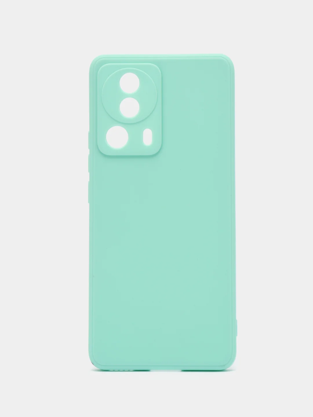 Мятный чехол для Xiaomi 13 Lite силиконовый (Ксиоми 13 лайт), силиконовый, c защитой камеры