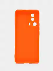Оранжевый чехол для Xiaomi 13 Lite силиконовый (Ксиоми 13 лайт), силиконовый, c защитой камеры