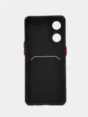 Черный чехол для OPPO Reno 8T 4G (Оппо Рено 8Т), силиконовый, прозрачный