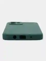 Тёмно-зелёный силиконовый чехол для HUAWEI Nova Y61 (Хуавей Нова У61), прозрачный